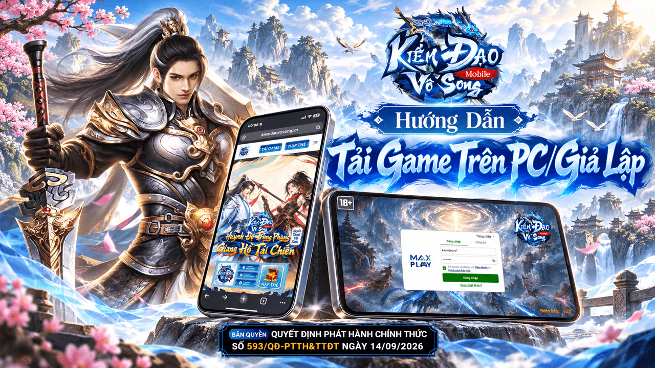 HƯỚNG DÃN TẢI GAME CHƠI TRÊN PC - GIẢ LẬP